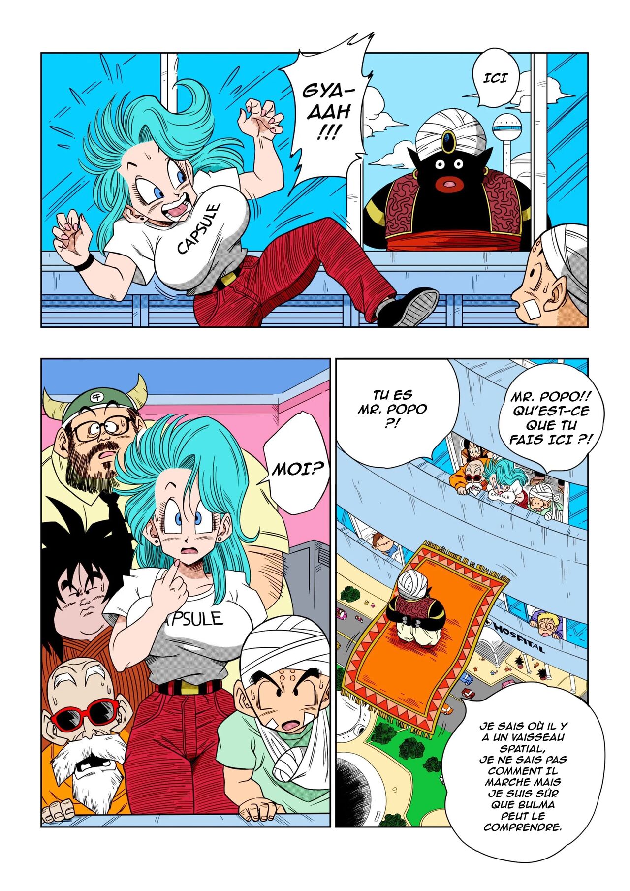 Bulma Meets Mr.Popo - Sex inside the Mysterious Spaceship! numero d'image 1