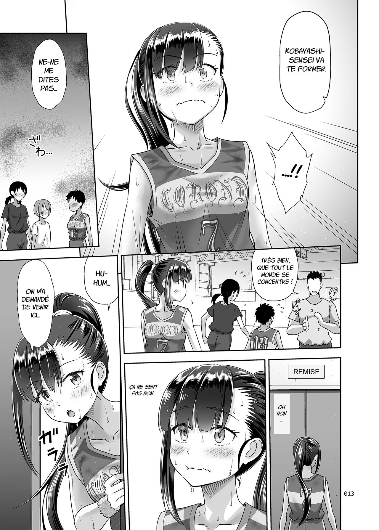 Seishidouin no Oshigoto 3 Mushiatsui Taiiku Souko de Iron na Renshuu o Shitemitara Asedaku ni Natta Après Tous Ces Exercices Dans la Salle de Stockage Surchauffée, Nous étions Trempés De Sueur. numero d'image 11