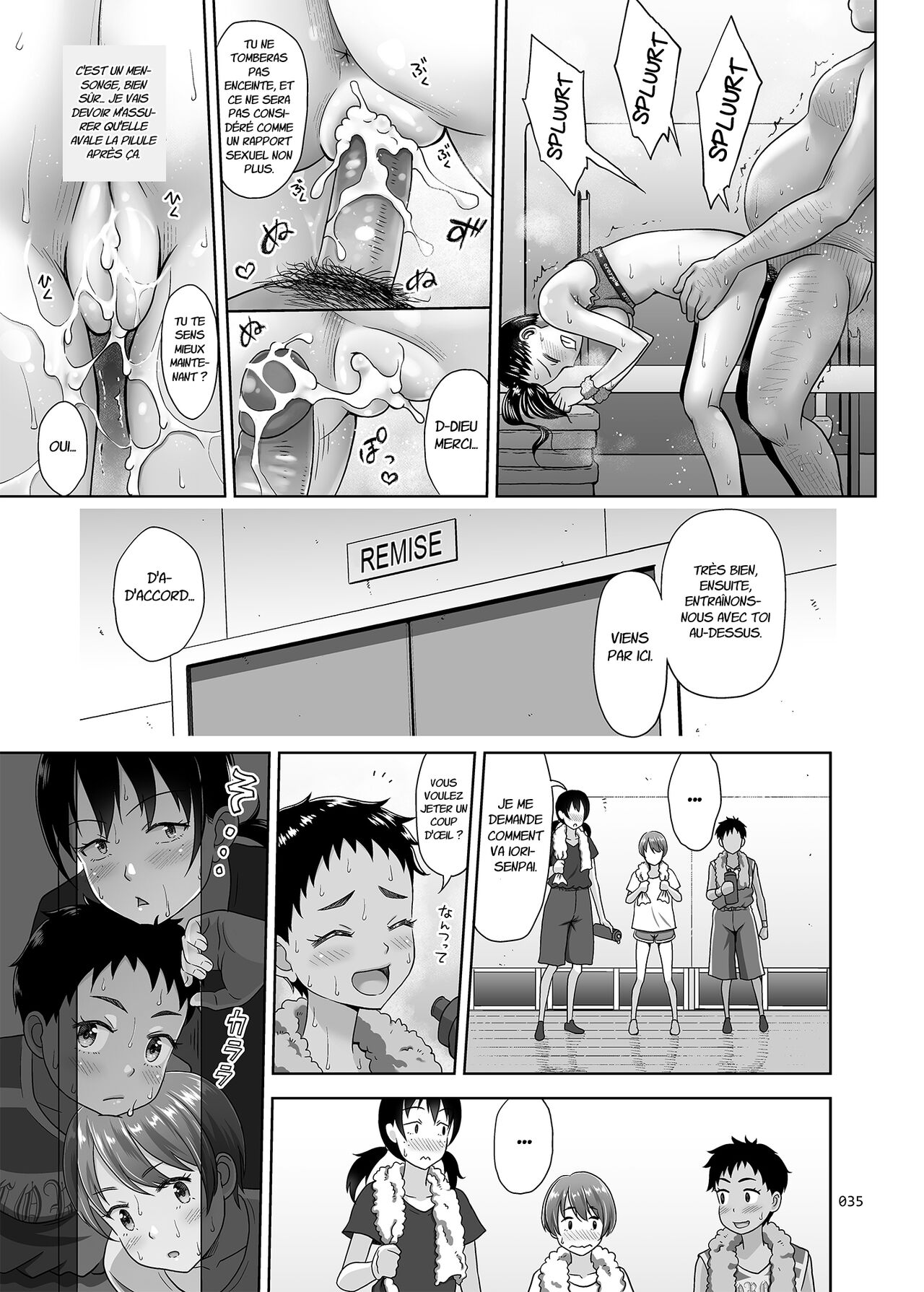 Seishidouin no Oshigoto 3 Mushiatsui Taiiku Souko de Iron na Renshuu o Shitemitara Asedaku ni Natta Après Tous Ces Exercices Dans la Salle de Stockage Surchauffée, Nous étions Trempés De Sueur. numero d'image 33