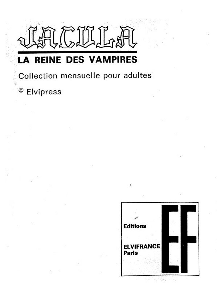 Elvifrance - Jacula - 11 - La reine des vampires numero d'image 1