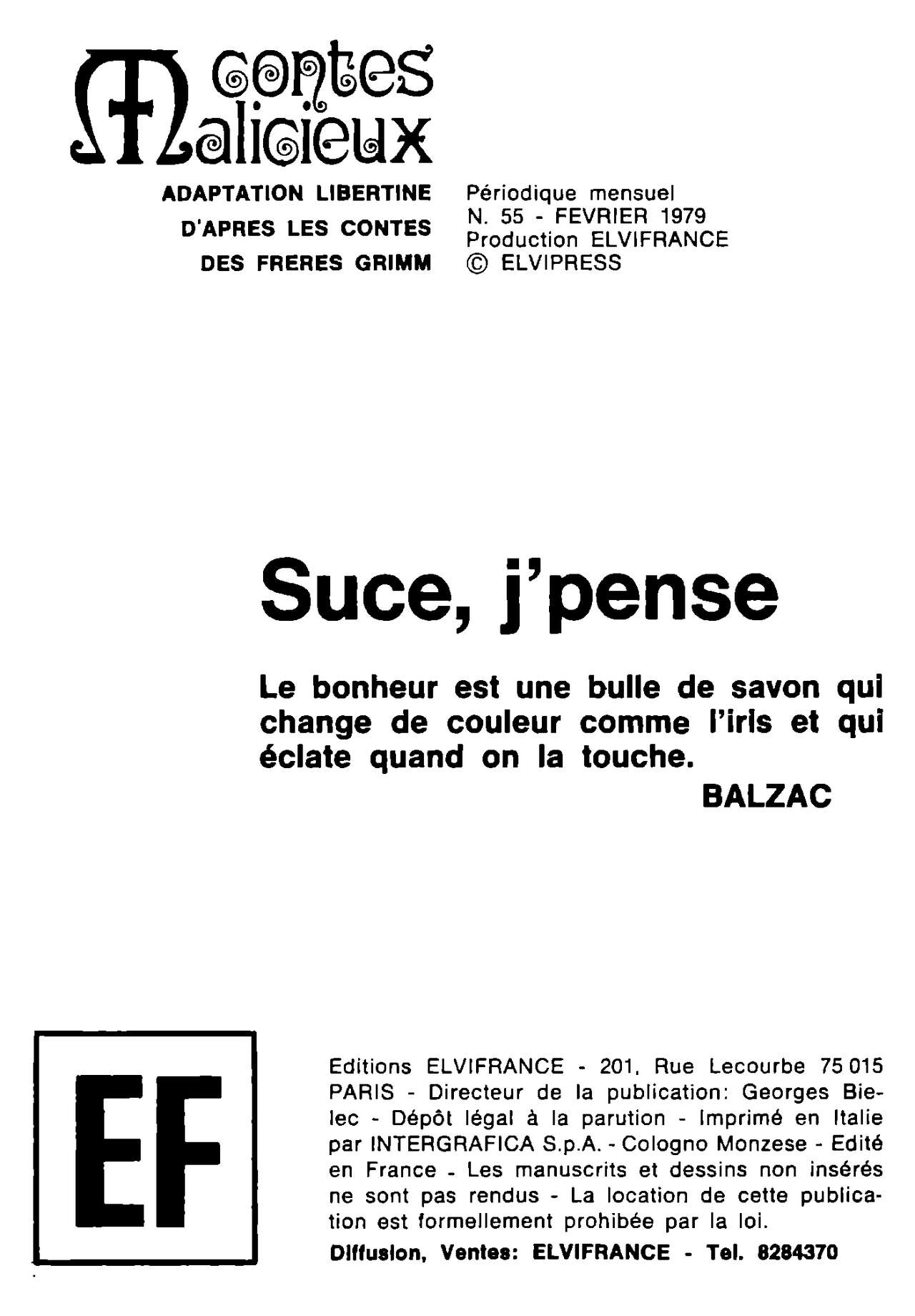 Contes Malicieux 55 : Suce, jpense numero d'image 2