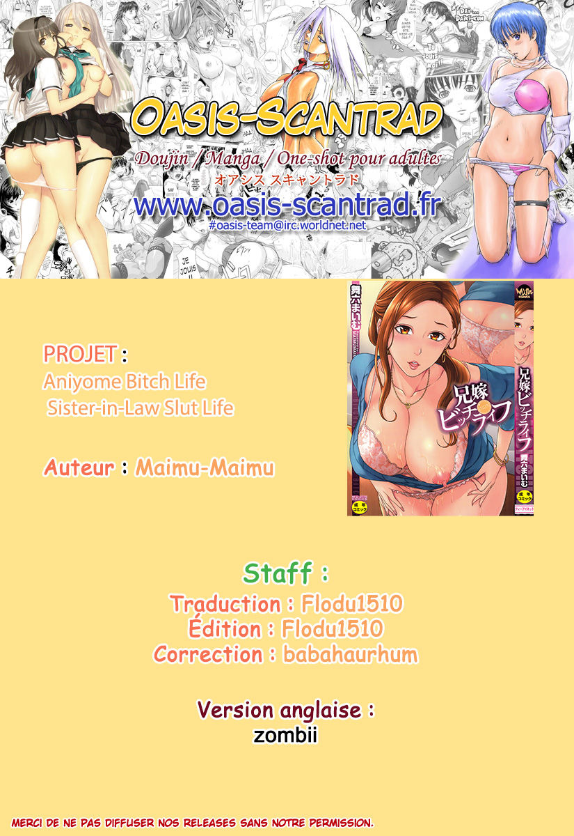 Aniyome Bitch Life Ch. 1-3  La Vie de Salope de ma Belle-Soeur Ch. 1-3 numero d'image 187