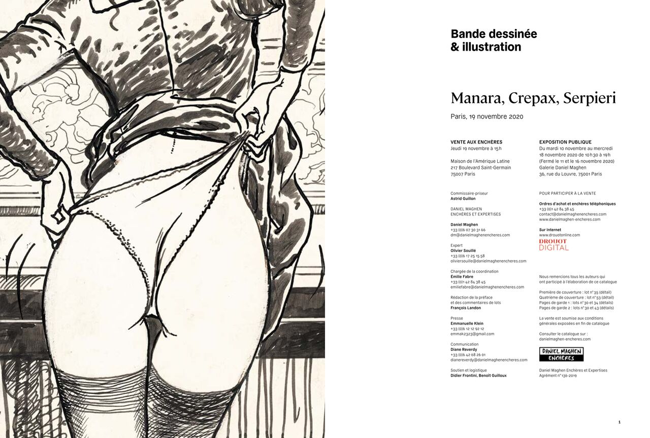 Manara Crepax Serpieri - Bande dessinée & illustration numero d'image 2