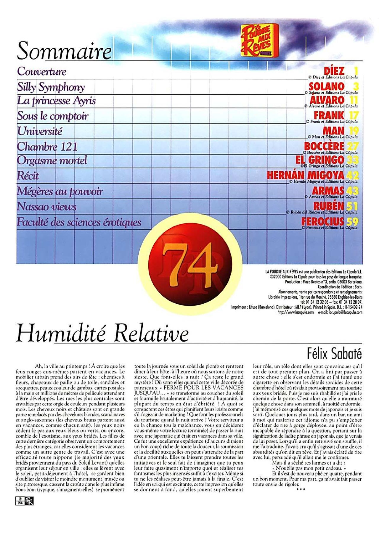 La poudre aux rêves  74 numero d'image 1