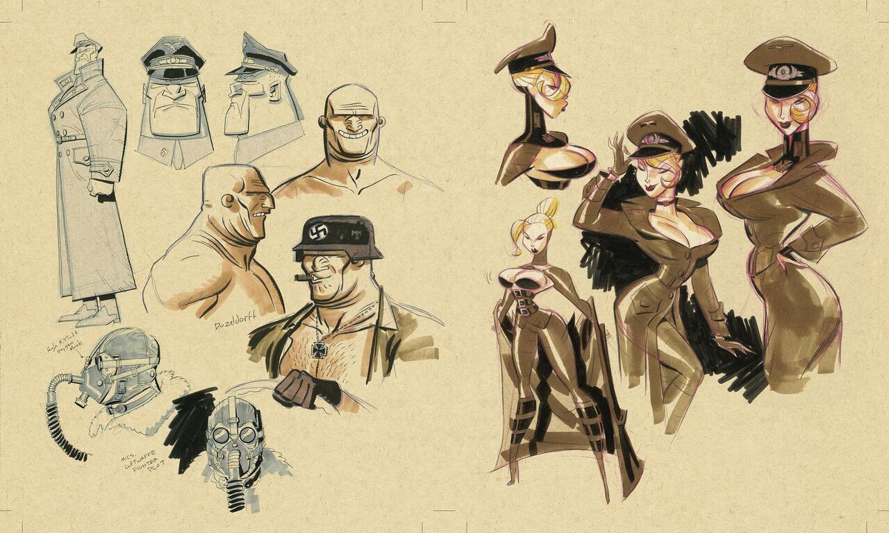 Rex Steele: Nazi Smasher - Greta Schultz Art + Screenshots + Comic Panels + Upscaled Screenshots numero d'image 4