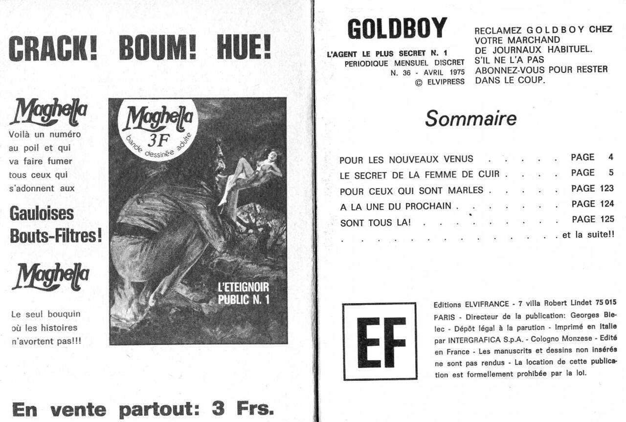 PFA - Goldboy 36 - Le secret de la femme de cuir numero d'image 1