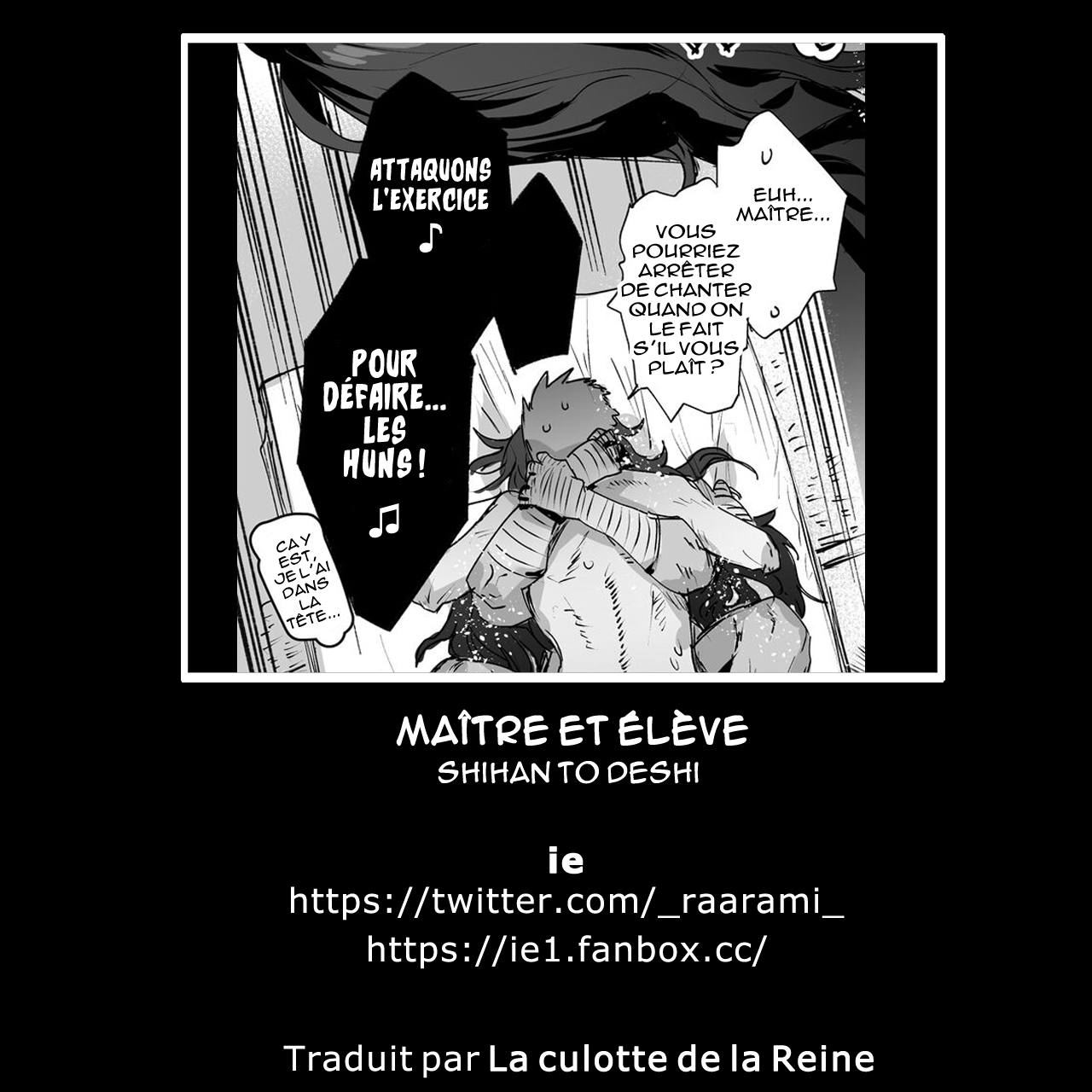 Shihan to Deshi  Maître et élève numero d'image 2