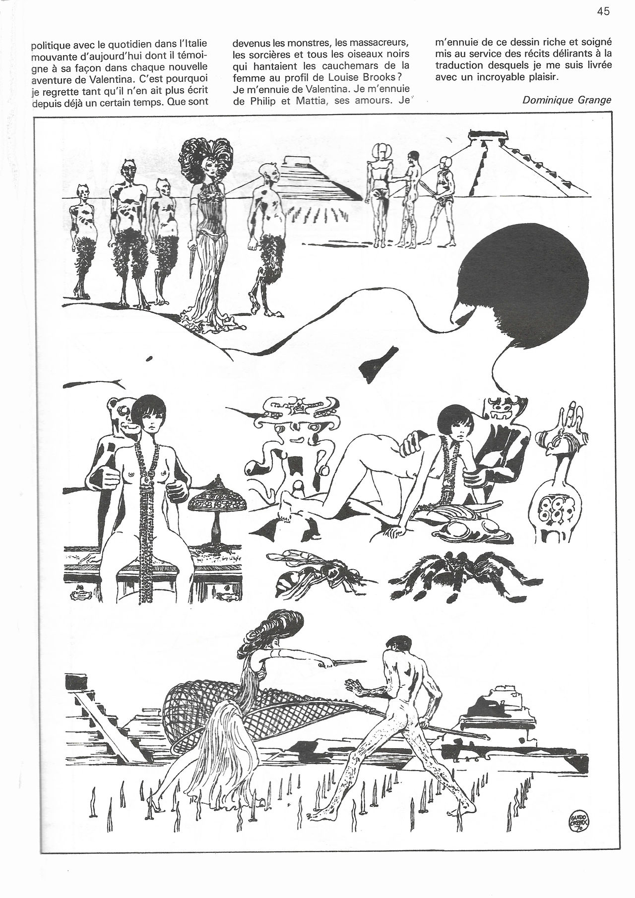 CREPAX - Les cahiers de la bande dessinée n°52 numero d'image 42