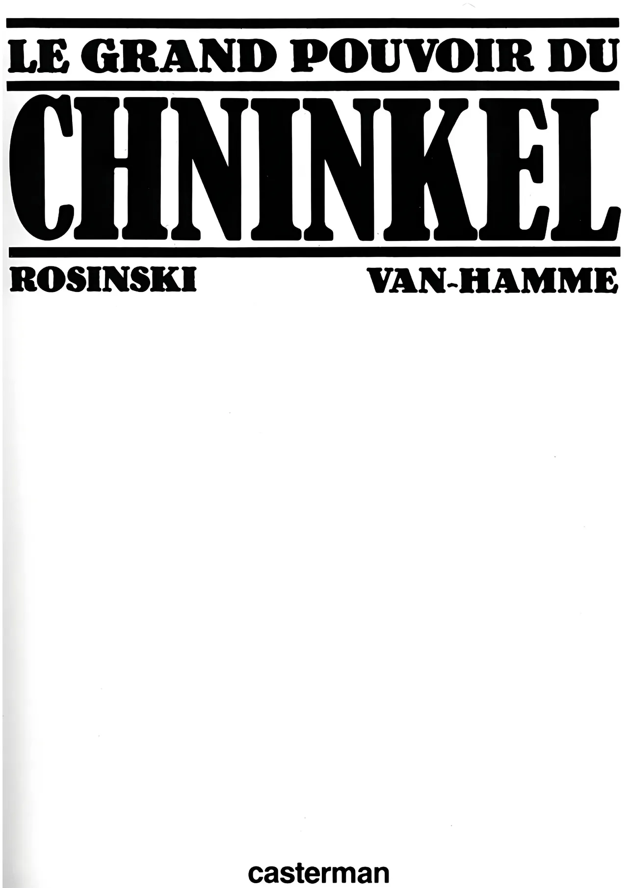 Le Grand Pouvoir du Chninkel numero d'image 1