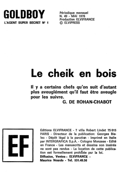 Le cheik en bois numero d'image 2