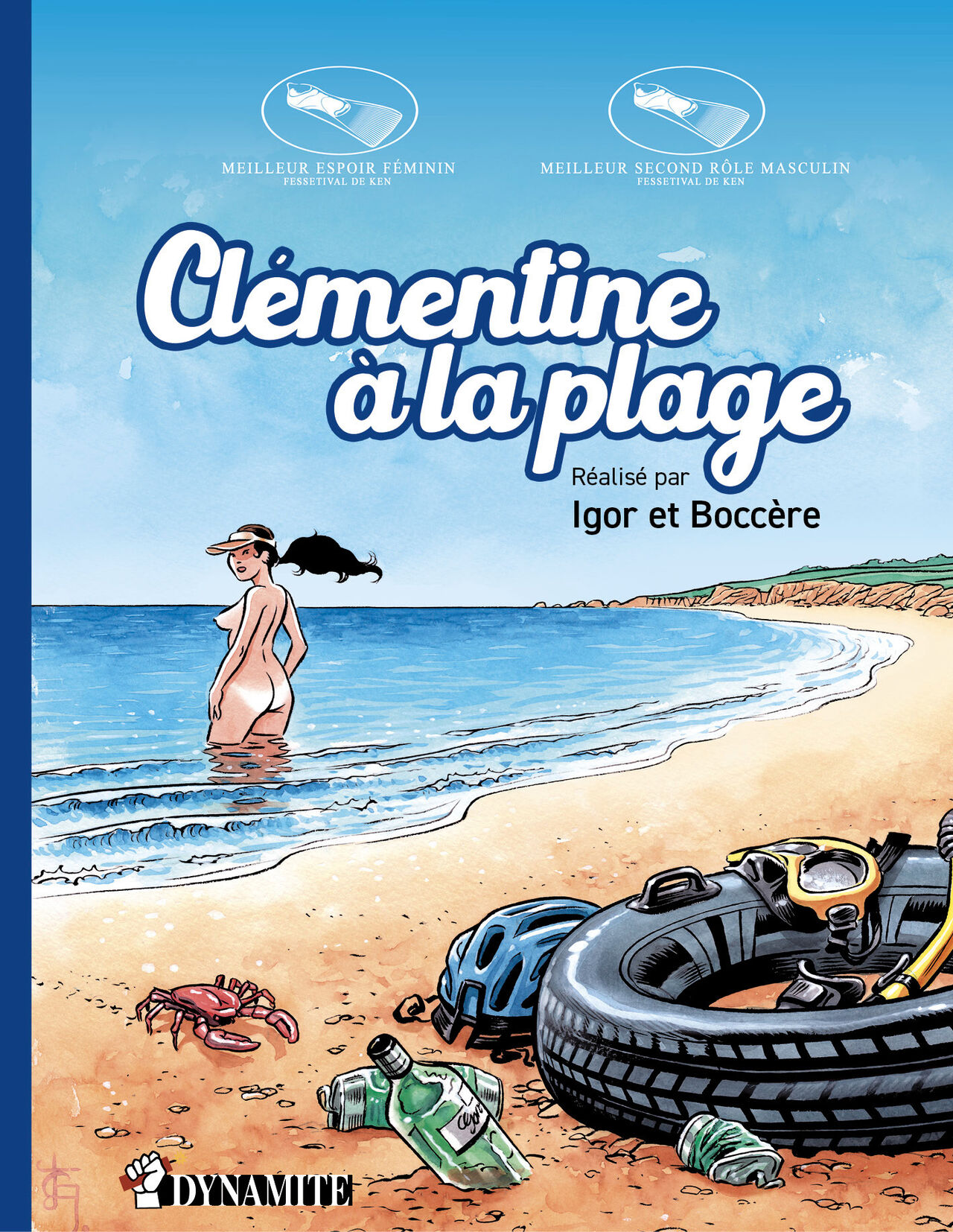 Clémentine à la plage