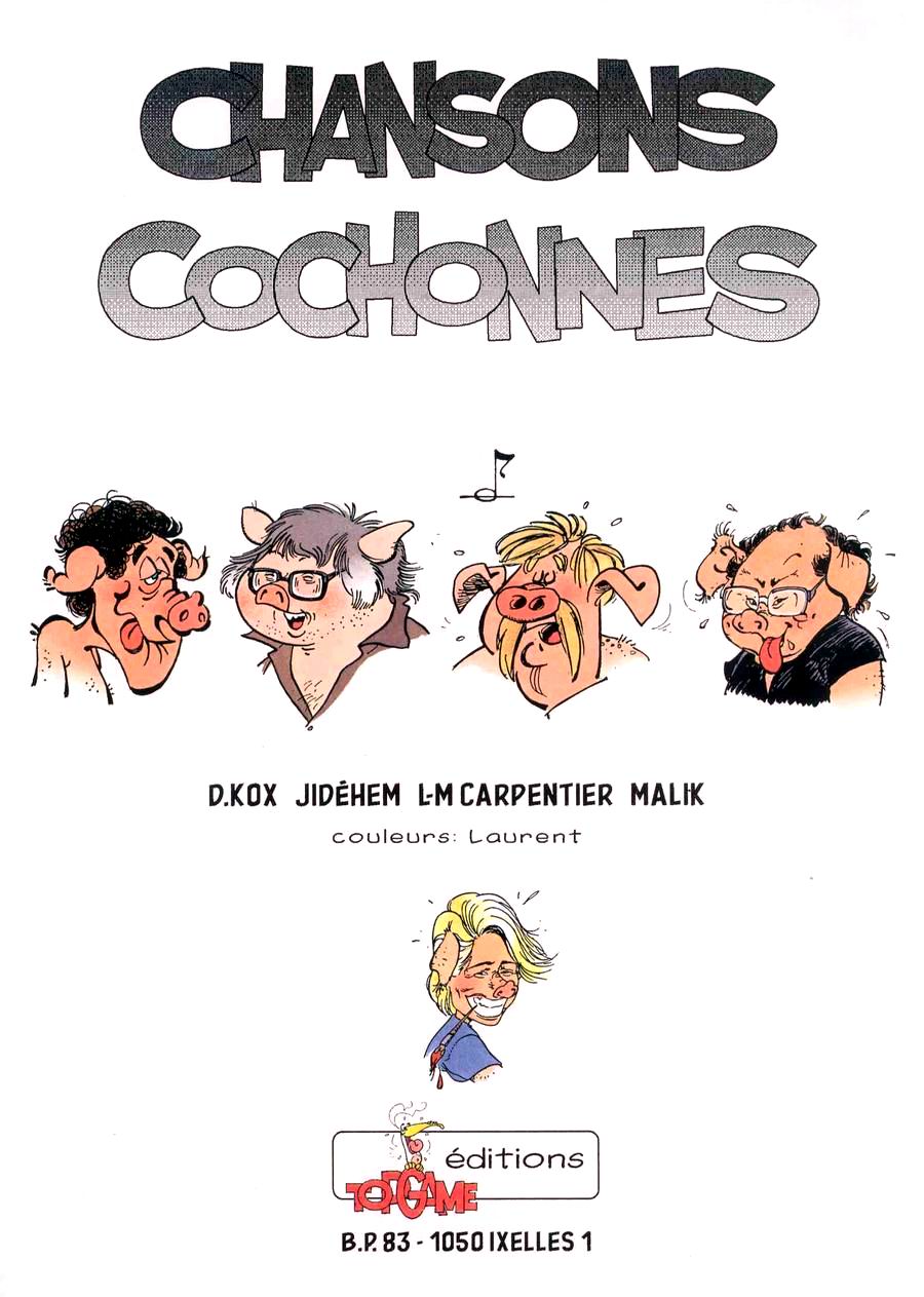 Chansons cochonnes numero d'image 1