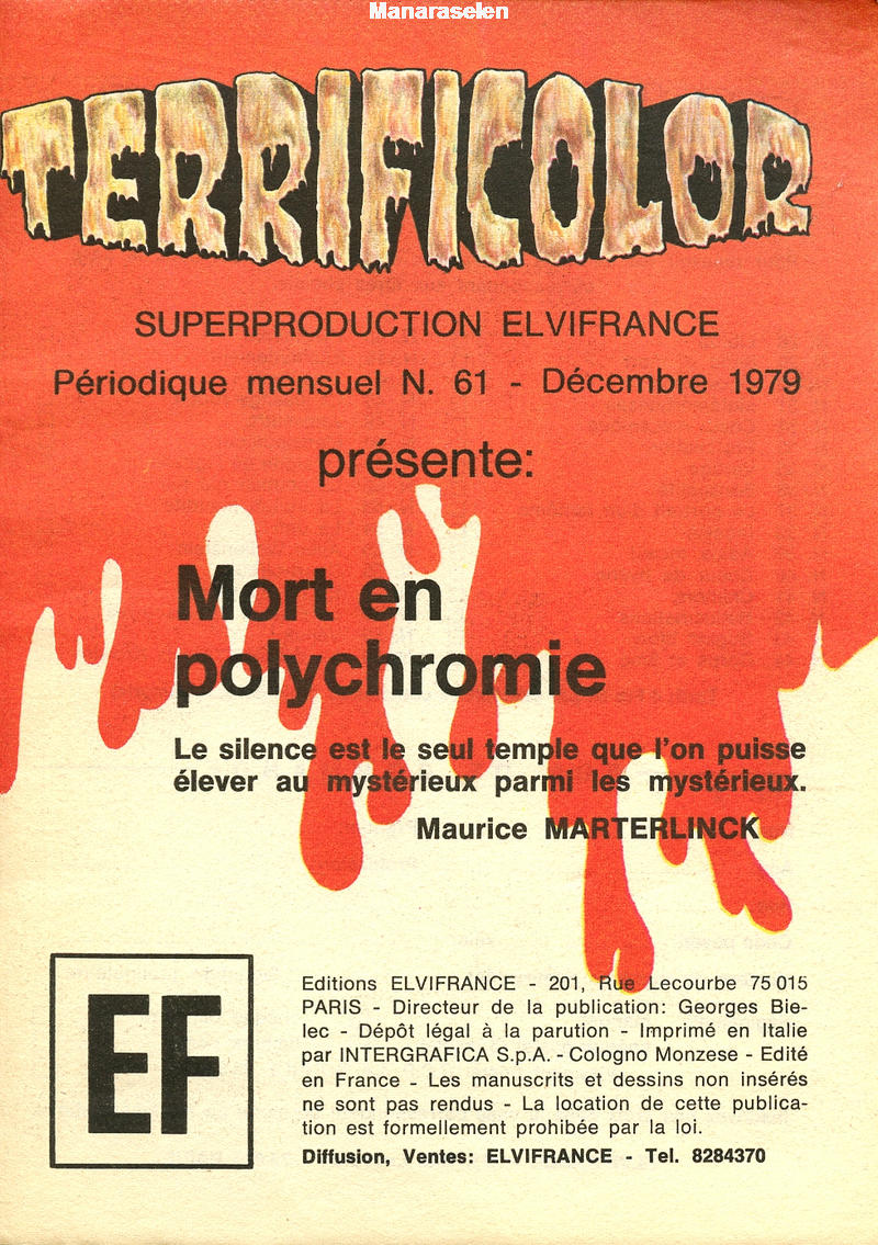 Elvifrance - Terrificolor - 061 - Mort en polychromie numero d'image 2