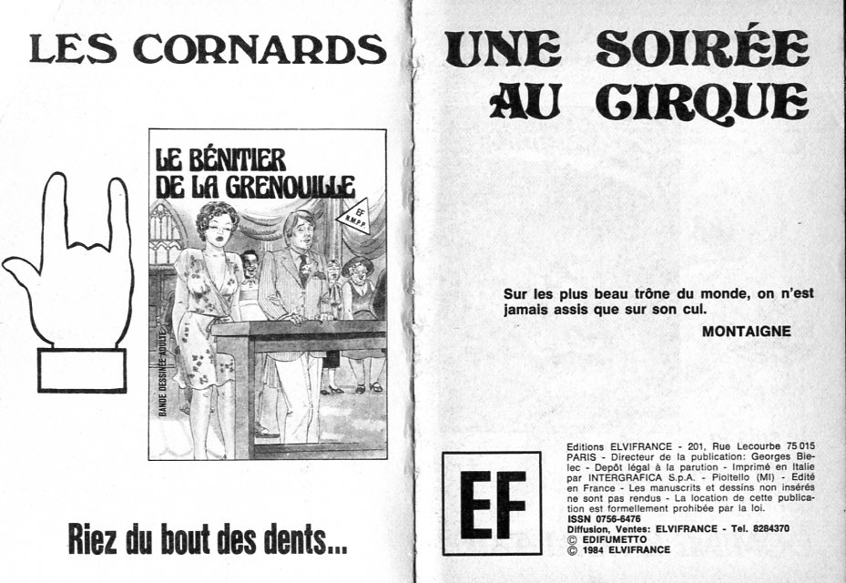 Elvifrance - Satires 48  Une soirée au cirque numero d'image 1