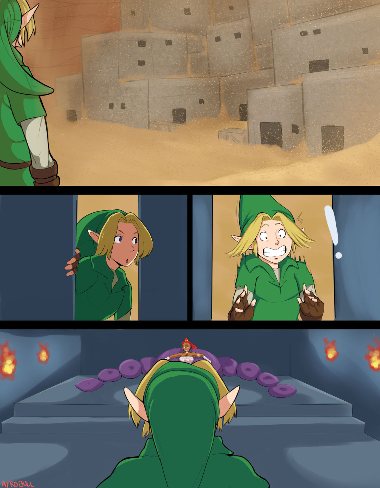 Afrobull Zelda Alternate Destinies chapitre 4 numero d'image 2