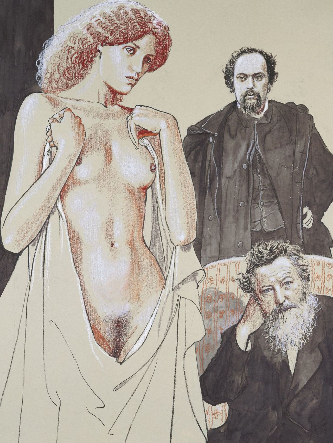 Manara - Peintre et modèle numero d'image 51