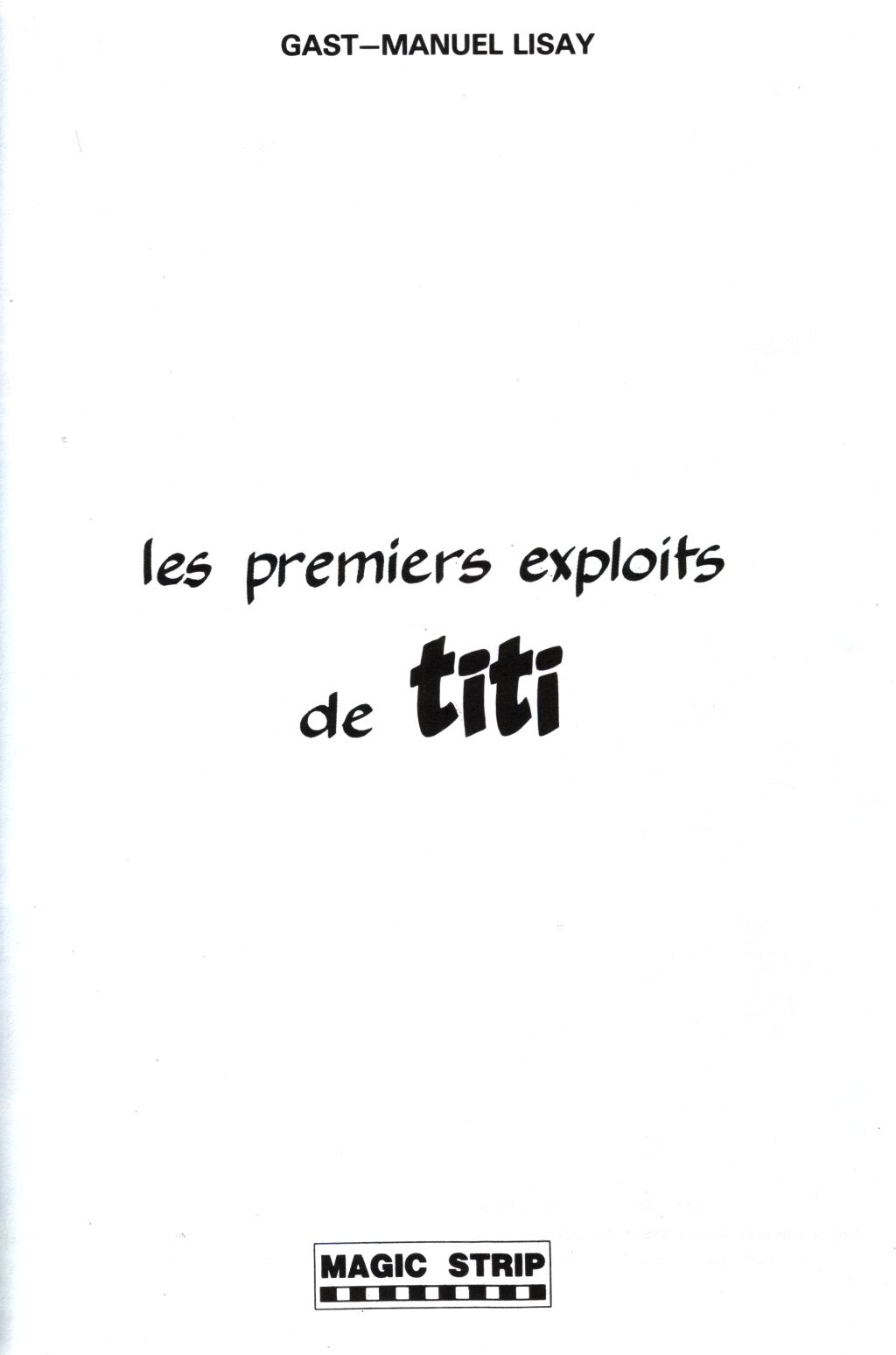 Les premiers exploits de Titi numero d'image 1