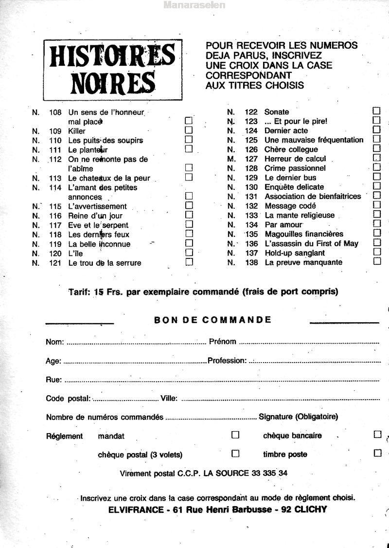 Elvifrance - Histoires noires - 139 - Du signe du taureau numero d'image 3