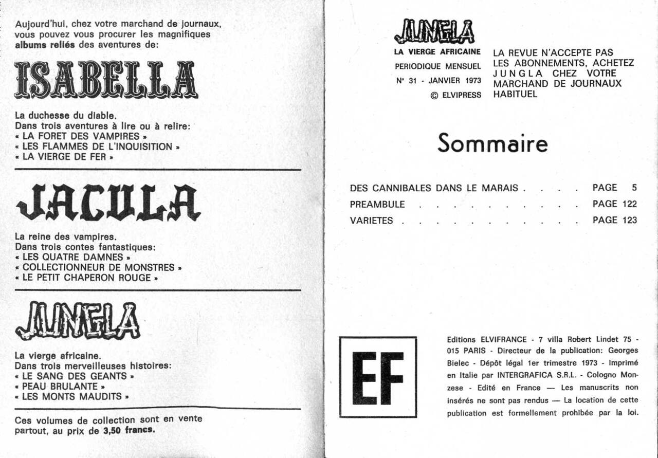 PFA - Jungla 31 Des cannibales des le marais numero d'image 1