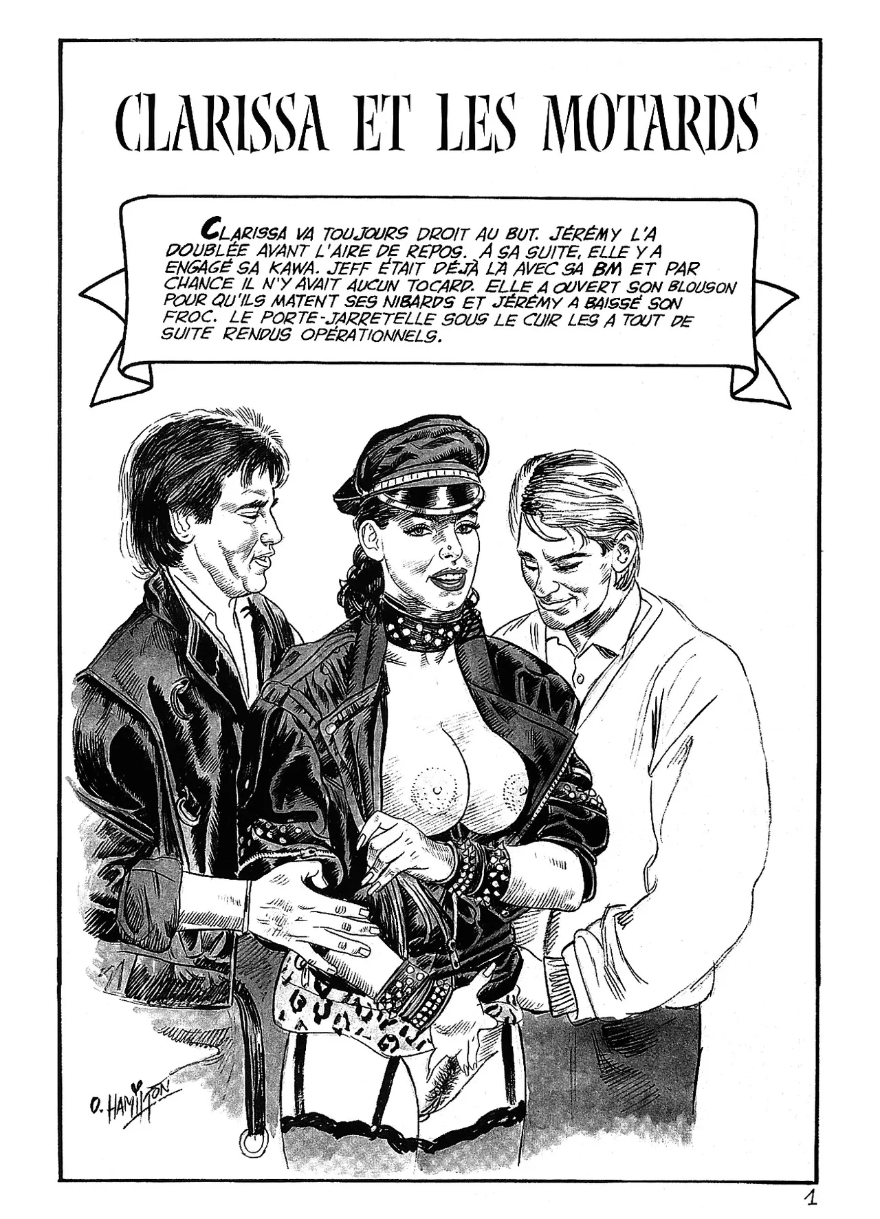 O. Hamilton - Clarissa et les motards numero d'image 1