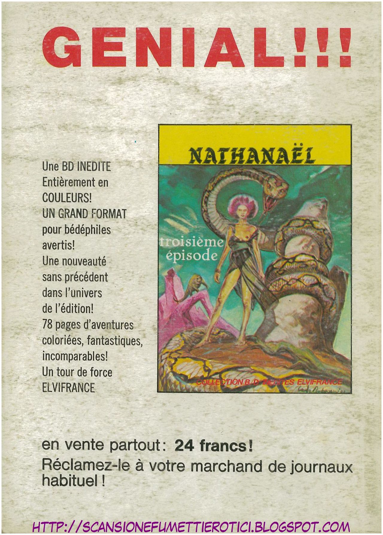 Incube N. 03  Le Secret Des Incas - French Adult Comics Vintage numero d'image 99