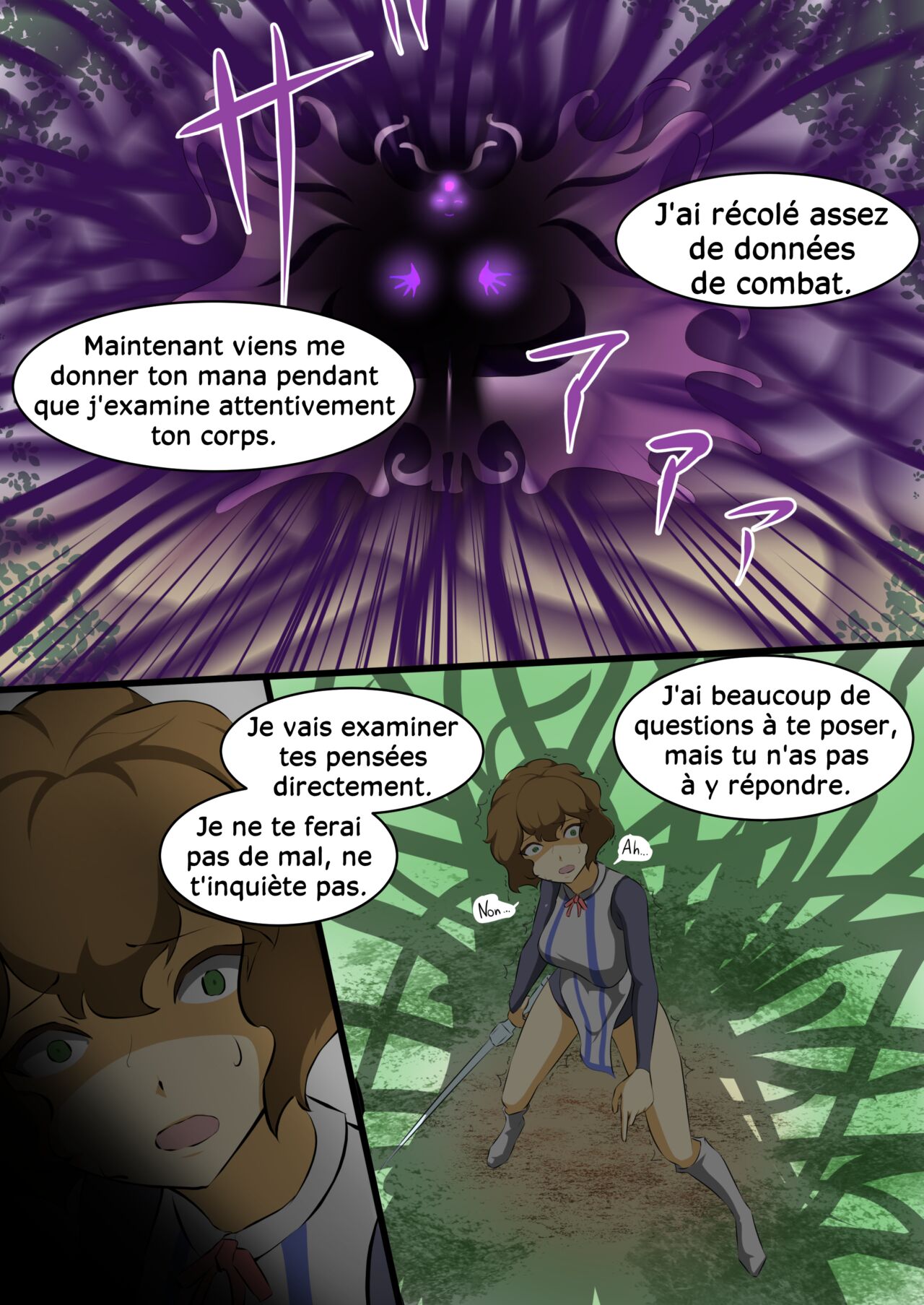 Uchi no Ko ga Ecchi na Teki to Tatakatte Haiboku suru Hanashi 1  Lhéroïne se fait vaincre par une ennemie perverse 1 numero d'image 13