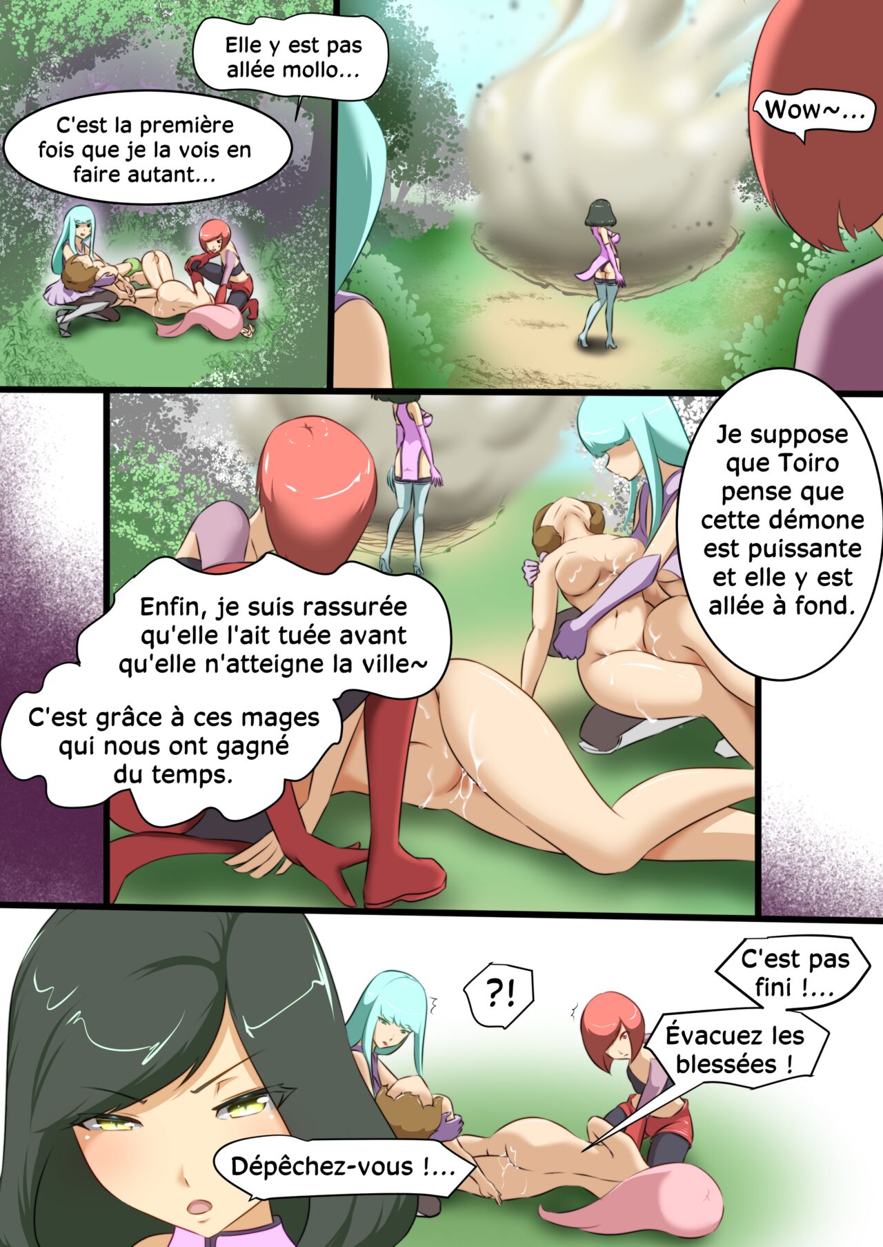 Uchi no Ko ga Ecchi na Teki to Tatakatte Haiboku suru Hanashi 1  Lhéroïne se fait vaincre par une ennemie perverse 1 numero d'image 18