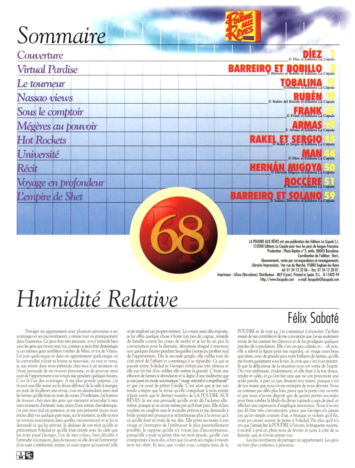 La poudre aux rêves  68 numero d'image 1