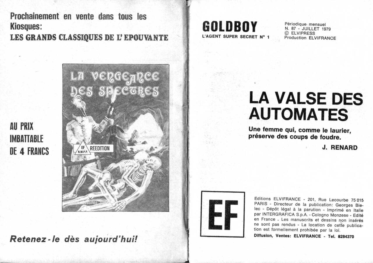 PFA - Goldboy 87 - La valse des automates numero d'image 1