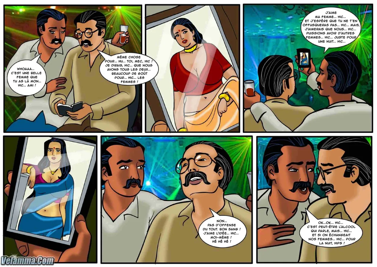 Velamma - 036- Savita Bhabhi et Velamma dans le meme Comic numero d'image 6