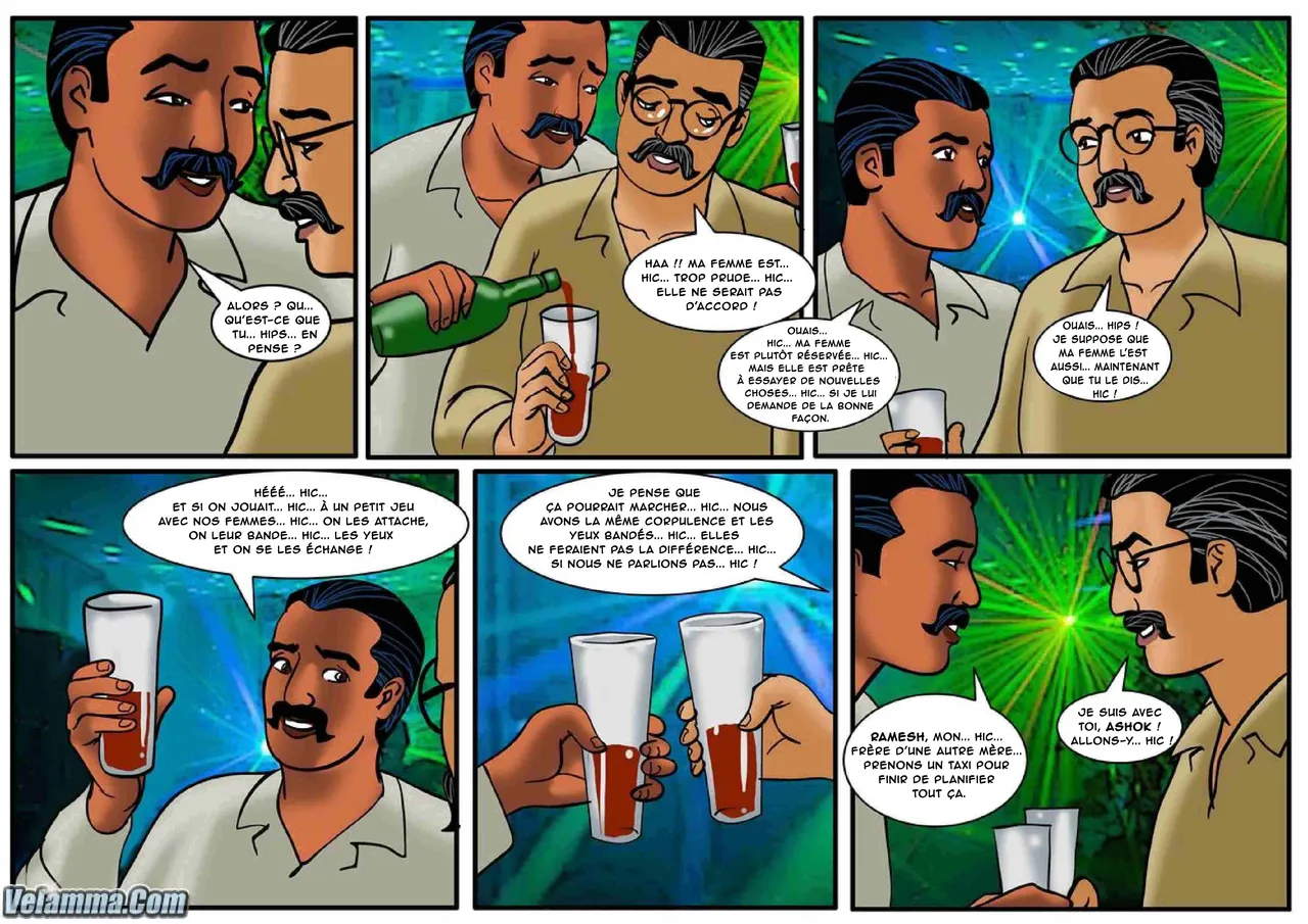 Velamma - 036- Savita Bhabhi et Velamma dans le meme Comic numero d'image 7