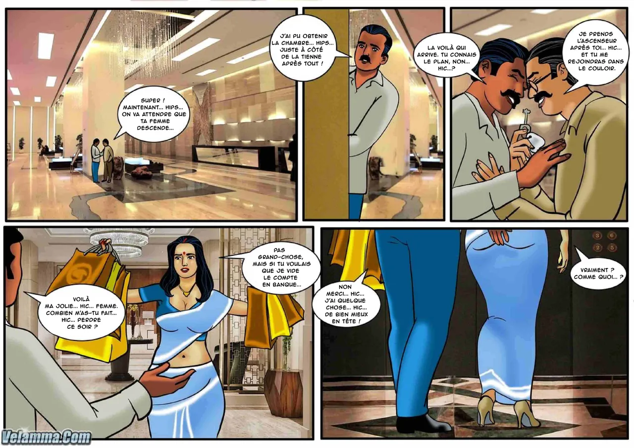 Velamma - 036- Savita Bhabhi et Velamma dans le meme Comic numero d'image 8