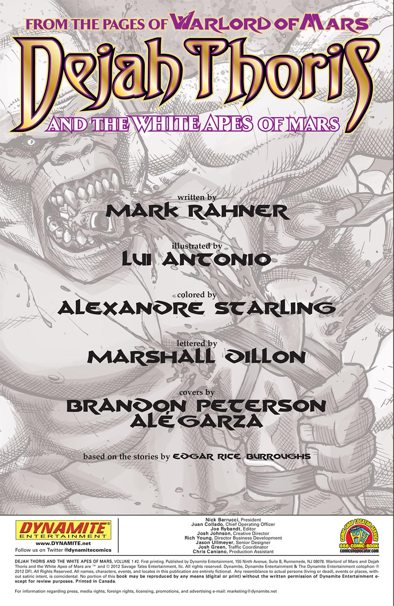 Dejah Thoris And The White Apes Of Mars 02 numero d'image 2