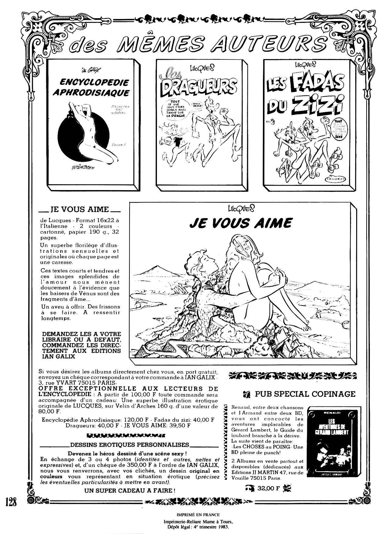 Encyclopédie Aphrodisiaque - 03 numero d'image 40