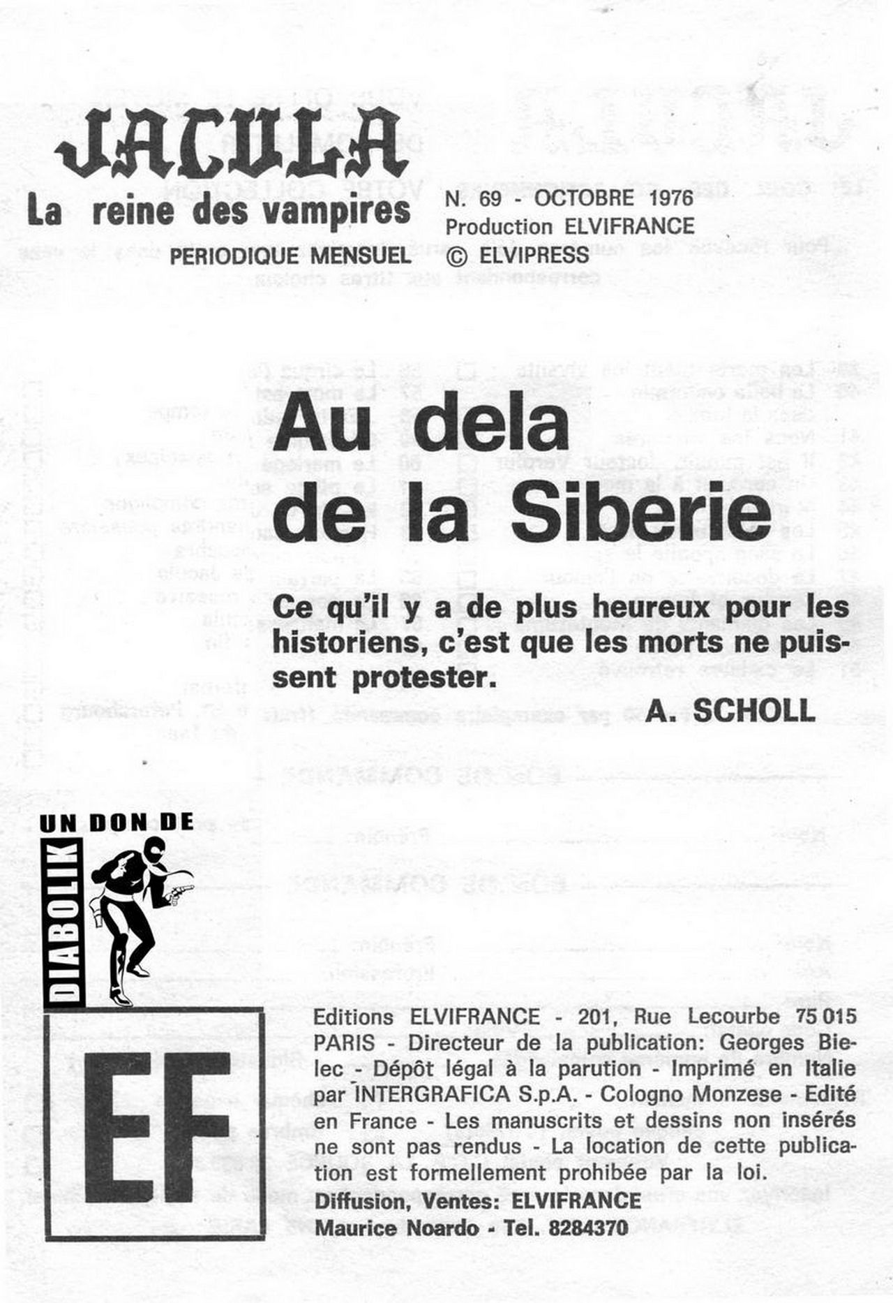 Elvifrance - Jacula - T069 - Au-delà de la Sibérie numero d'image 4