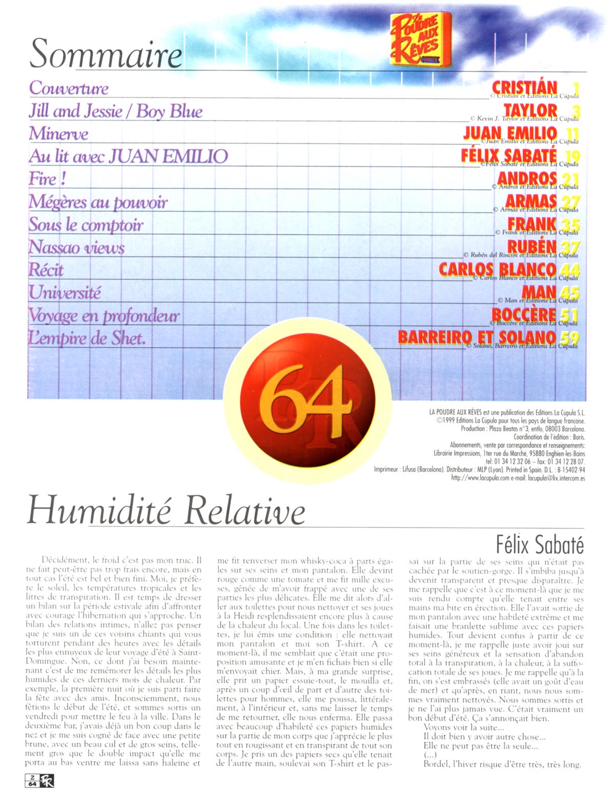 La poudre aux rêves  64 numero d'image 1