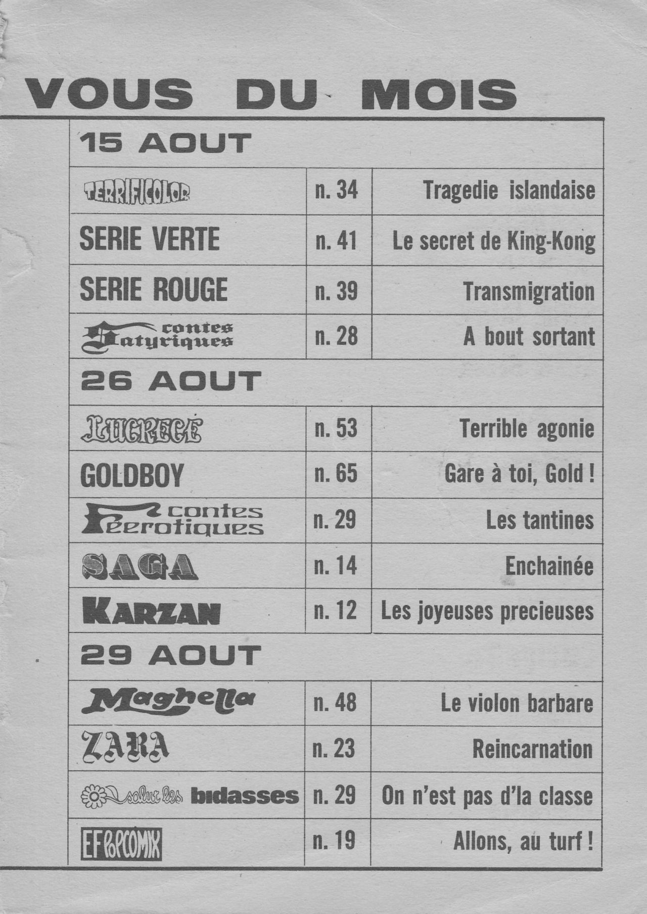 Elvifrance - Contes satyriques - 028 - A bout sortant numero d'image 226