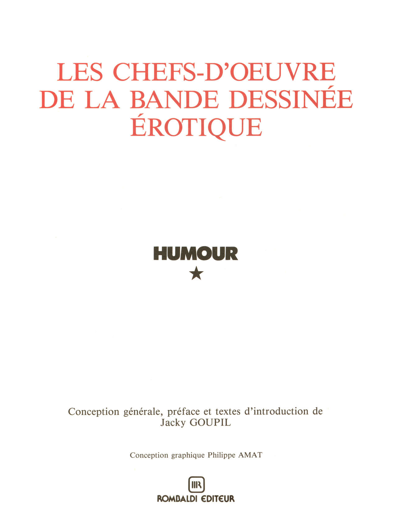 Les chefs-doeuvre de la bande dessinée érotique_Volume 01 numero d'image 6
