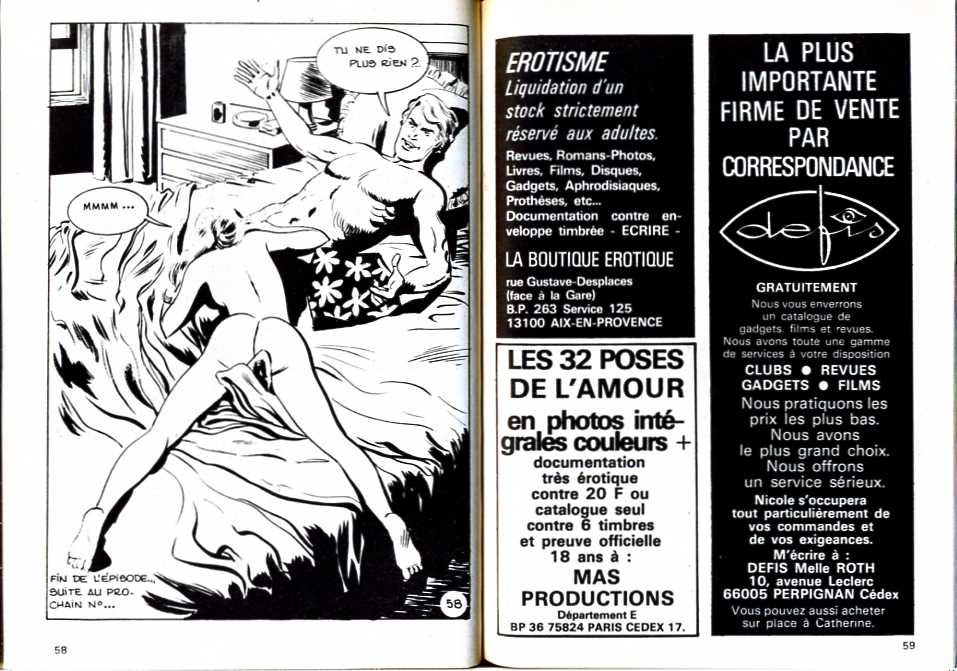 Erotissima 9 Magnum Une fille a disparu - b Lady Love et lhomme masqué numero d'image 30