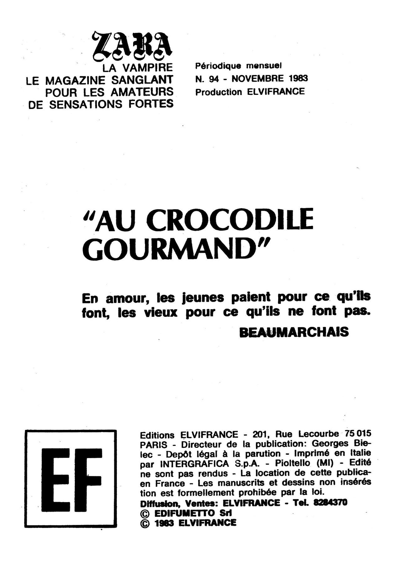 Zara la vampire - 094 - Au crocodile gourmand numero d'image 2