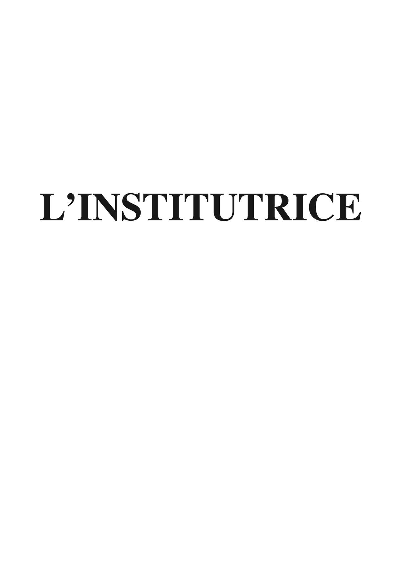 L‘institutrice numero d'image 1