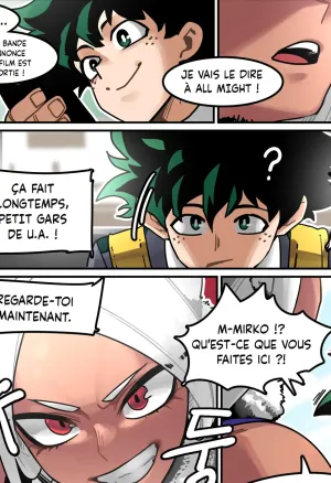Deku Rencontre Mirko dans un Train et la Baise