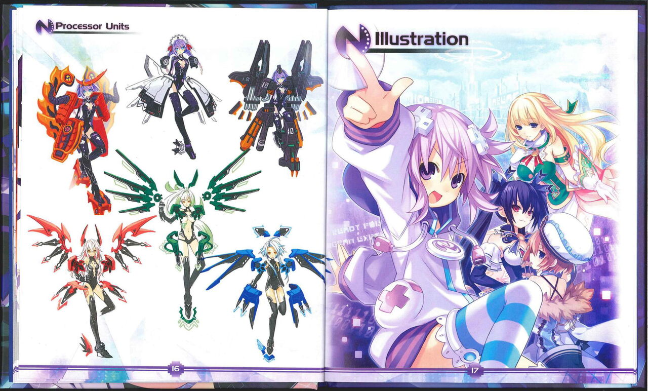 Hyperdimension Neptunia Art Book numero d'image 9