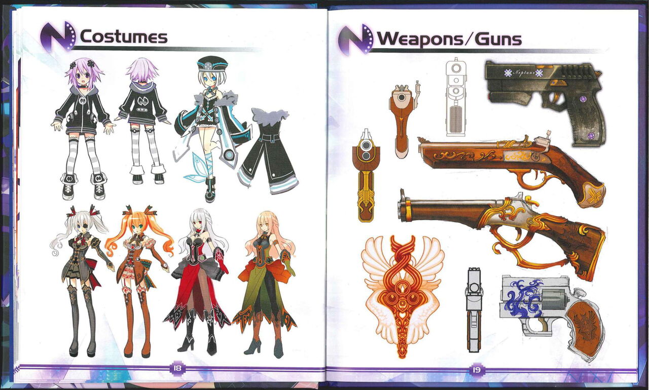 Hyperdimension Neptunia Art Book numero d'image 10