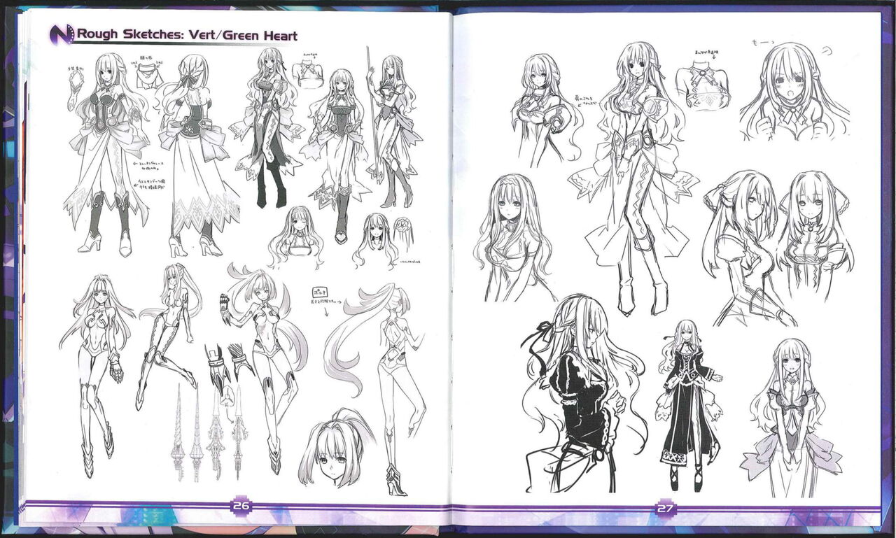 Hyperdimension Neptunia Art Book numero d'image 14
