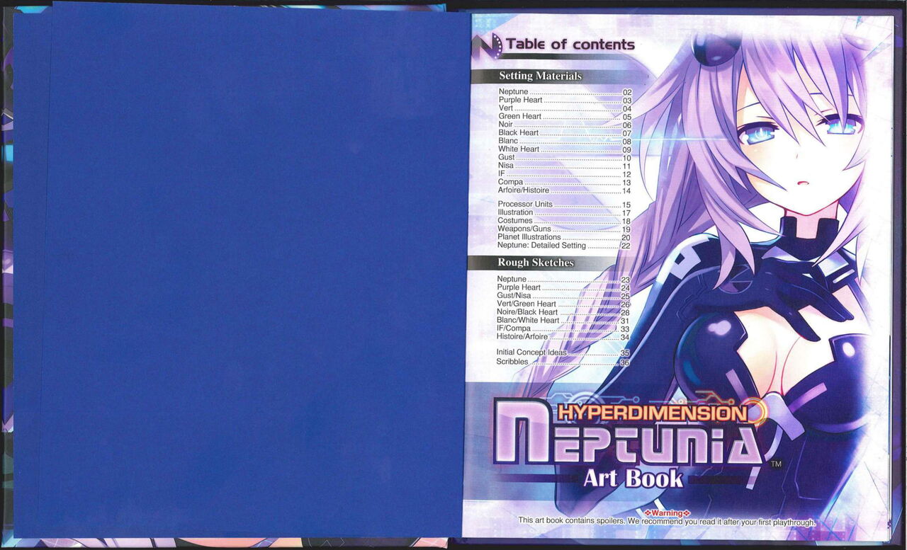 Hyperdimension Neptunia Art Book numero d'image 1