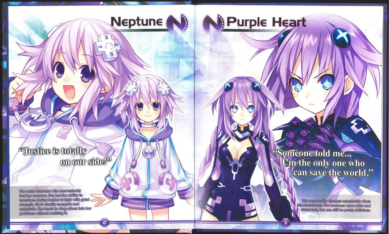 Hyperdimension Neptunia Art Book numero d'image 2