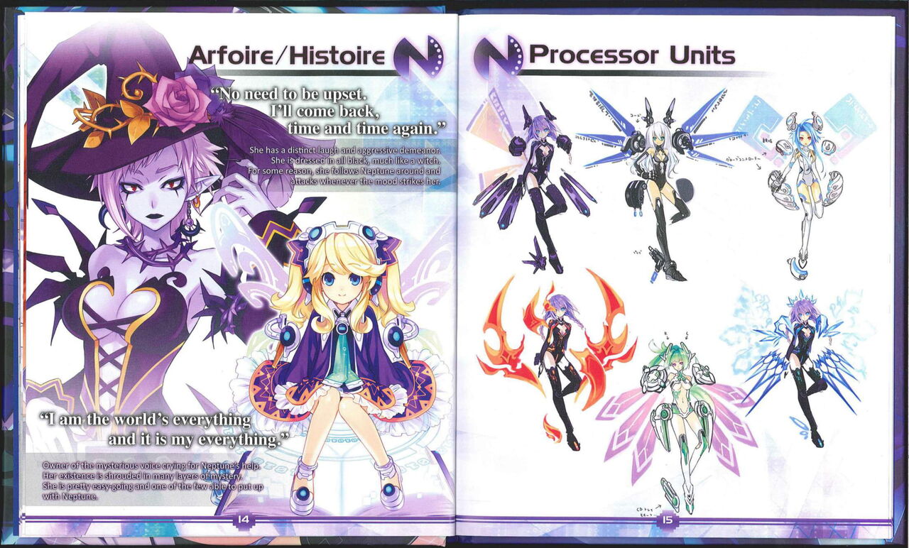 Hyperdimension Neptunia Art Book numero d'image 8