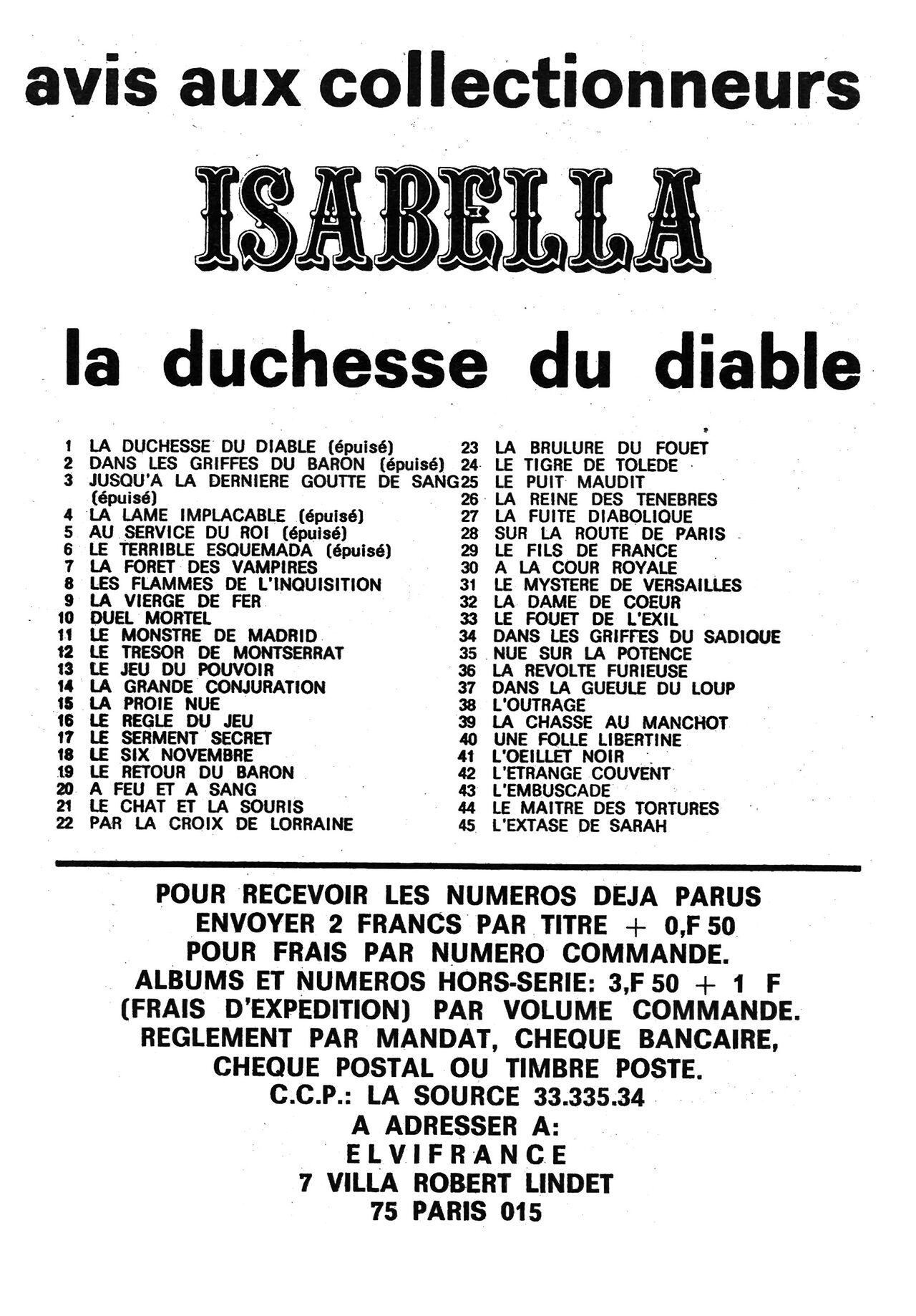 Isabella 046 - Le vice et la passion numero d'image 3