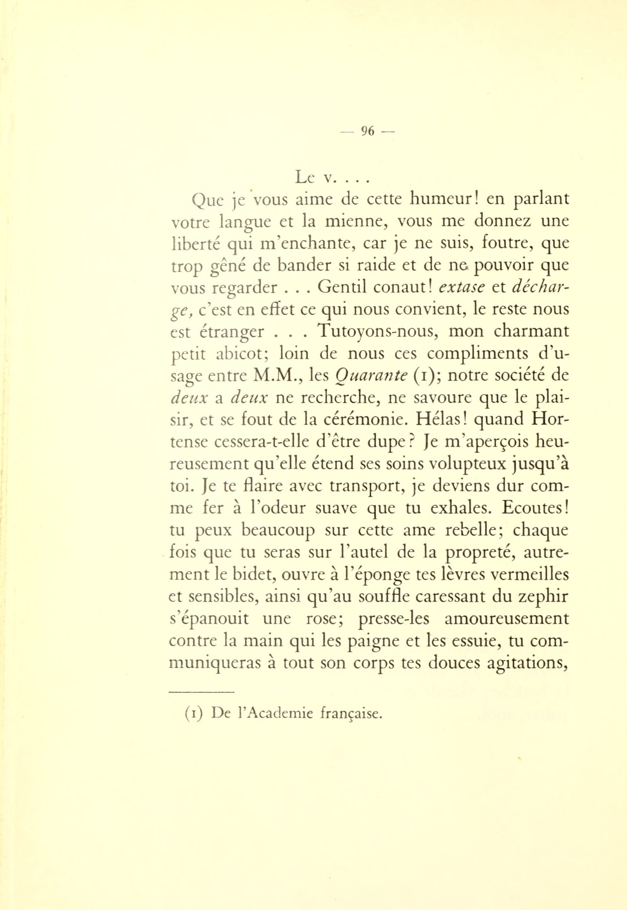 LArétin français : par un membre de lAcadémie des dames ... Sur la copie à Londres, 1782 numero d'image 103